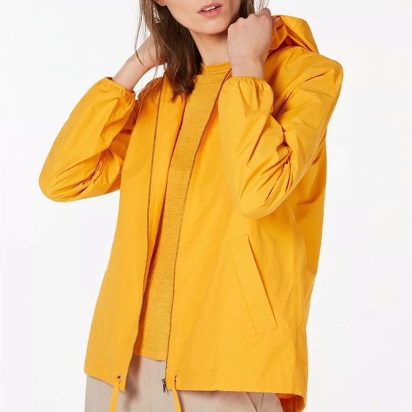 Eileen Fisher Hooded Mango Jacket NEW - Picture 2 of 3